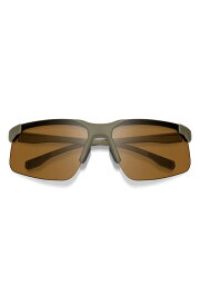 スミス レディース アクセサリー サングラス・アイウェア Smith Cipher 74mm Sunglasses MATTE OLIVE OIL / BROWN オリーブ