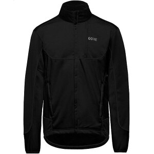 �S�A�E�F�A �����Y �A�E�^�[ �W���P�b�g�E�u���]�� GOREWEAR C5 Gore Windstopper Thermo Trail Jacket - Men's Black �u���b�N