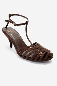 �v�����[�O�V���[�Y ���f�B�[�X �p���v�X Prologue Shoes Ovier Stiletto Pump Brown Suede �u���E��