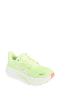 �z�J�I�l�I�l ���f�B�[�X �V���[�Y �X�j�[�J�[ HOKA Bondi 9 Running Shoe Neon Yuzu / Sunlight