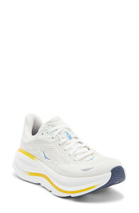 �z�J�I�l�I�l ���f�B�[�X �V���[�Y �X�j�[�J�[ HOKA Bondi 9 Running Shoe White / Grout �z���C�g