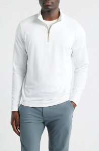 �s�[�^�[�E�~���[ �����Y �A�E�^�[ �p�[�J�[�E�X�E�F�b�g �n�[�t�W�b�v Peter Millar Crown Crafted Albatross Quarter Zip White �z���C�g