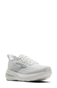 �u���b�N�X ���f�B�[�X �V���[�Y �X�j�[�J�[ Brooks Glycerin 23 Running Shoe White/ Oyster/ Silver �z���C�g