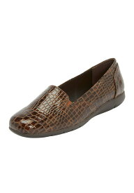 コンフォートビュー レディース シューズ パンプス Comfortview The Leisa Slip On Flat (Women) BROWN ブラウン
