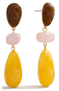 �o�E�u���o�[ ���f�B�[�X �A�N�Z�T���[ �s�A�X�E�C�������O BaubleBar Phoebe Drop Earrings YELLOW MULTI �C�G���[