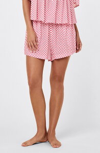 �p�s�l�[�� ���f�B�[�X �A���_�[�E�F�A �i�C�g�E�F�A Papinelle Anais Gathe red Short Pajamas RASPBERRY