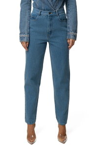 �W�F�C���b�N�X���[�x�� ���f�B�[�X �{�g���X �f�j���p���c �W�[���Y JLUXLABEL Roesia Tape red Leg Jeans DENIM �f�j��