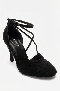 �v�����[�O�V���[�Y ���f�B�[�X �p���v�X Prologue Shoes Eliza Stiletto Pump Black Suede �u���b�N