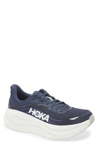 �z�J�I�l�I�l �����Y �V���[�Y �X�j�[�J�[ HOKA Bondi 9 Running Shoe Varsity Navy / White �z���C�g