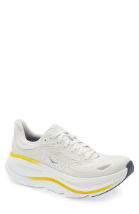 �z�J�I�l�I�l �����Y �V���[�Y �X�j�[�J�[ HOKA Bondi 9 Running Shoe White / Grout �z���C�g
