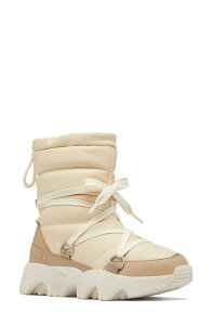 �\���� ���f�B�[�X �V���[�Y �u�[�c�E���C���u�[�c SOREL Kinetic Impact NXT Mid Waterproof Boot Honey White/ Dusty Tan �z���C�g