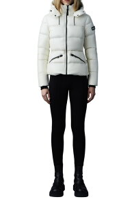�}�b�J�[�W�� ���f�B�[�X �A�E�^�[ �R�[�g �_�E�� �W���P�b�g Mackage Madalyn Down Puffer Jacket CREAM �N���[��