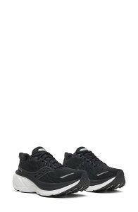 �T�b�J�j�[ ���f�B�[�X �V���[�Y �X�j�[�J�[ Saucony Hurricane 25 Running Shoe Black/ White �z���C�g