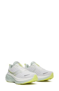 �T�b�J�j�[ ���f�B�[�X �V���[�Y �X�j�[�J�[ Saucony Hurricane 25 Running Shoe White/ Mist �z���C�g