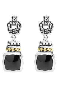 ���S�X ���f�B�[�X �A�N�Z�T���[ �s�A�X�E�C�������O LAGOS Rittenhouse Square Semiprecioustone Drop Earrings BLACK ONYX �u���b�N