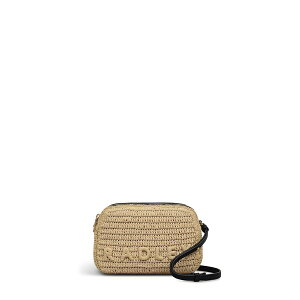 ���h���[ ���f�B�[�X �o�b�O ���[�X Radley Dukes Place - Raffia Medium Ziptop Crossbody Bag Natural