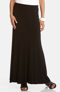 �J�����P�[�� ���f�B�[�X �{�g���X�J�[�g �}�L�V Karen Kane Fla red Maxi Skirt BLACK �u���b�N
