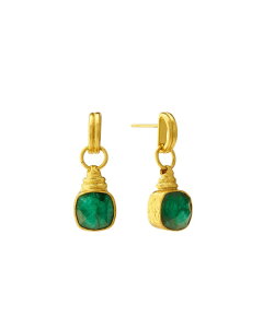 �I�b�g�}���n���Y ���f�B�[�X �A�N�Z�T���[ �s�A�X�E�C�������O Ottoman Hands Eleanor Drop Stud Earrings Brass