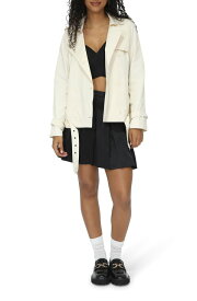 ベルアンドブルーム レディース アウター ジャケット・ブルゾン コート クロップド Belle & Bloom Cool Nights Cropped Trench Coat Off White オフホワイト