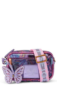 �J�[�g�W�F�C�K�[�����h�� ���f�B�[�X �o�b�O Kurt Geiger London Small Southbank Vinyl Clear Camera Crossbody Bag LIGHT/ PASTEL PURPLE �p�[�v��