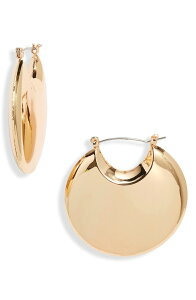 �I�[�v���G�f�B�b�g ���f�B�[�X �A�N�Z�T���[ �s�A�X�E�C�������O Open Edit Puffy Polished Hoop Earrings GOLD �S�[���h