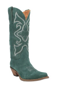 �f�B���S ���f�B�[�X �V���[�Y �u�[�c�E���C���u�[�c Dingout West Cowboy Boot Green �O���[��