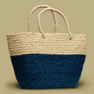 �C���f�S�A�t���J ���f�B�[�X �o�b�O indego africa Ruru Tote Blue �u���[