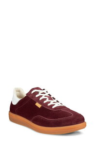 �G�R�[ ���f�B�[�X �V���[�Y �X�j�[�J�[ ECCO Soft 11 Sneaker Dark Ruby/ Bright White �z���C�g