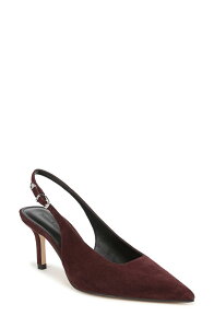 �t�F�C�o���b�g �h�[�^�[ ���f�B�[�X �V���[�Y �q�[�� Favorite Daughter Sierra Pointed Toe Slingback Pump WINE SUEDE ���C��
