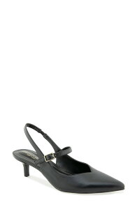 �N���X�`���� �V���A�m ���f�B�[�X �V���[�Y �q�[�� Christian Siriano New York Daray Slingback Pump BLACK PU �u���b�N