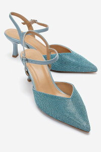 �v�����[�O�V���[�Y ���f�B�[�X �p���v�X Prologue Shoes Nivora Stiletto Pump Blue Patent �u���[