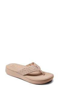���[�t ���f�B�[�X �V���[�Y �T���_�� �v���b�g�t�H�[�� Reef Cushion Cloud Platform Flip Flop (Women) OASIS GEO