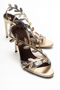 �v�����[�O�V���[�Y ���f�B�[�X �q�[�� Prologue Shoes Carvelli Stiletto Pump Gold �S�[���h