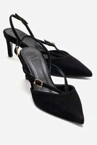 �v�����[�O�V���[�Y ���f�B�[�X �p���v�X Prologue Shoes Armonia Stiletto Pump Black Suede �u���b�N