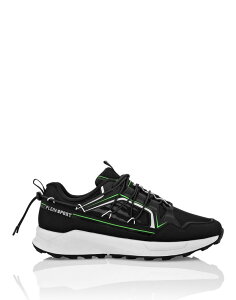�v���C�� �X�|�[�c ���f�B�[�X �V���[�Y �X�j�[�J�[ PLEIN SPORT Lo-Top Sneakers High-Tech Performance Unisex (Unisex) black �u���b�N