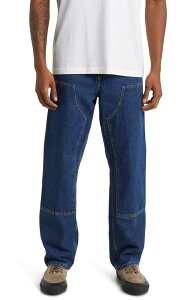 �J�[�n�[�g �����Y �{�g���X �f�j���p���c �W�[���Y Carhartt Work In Progress Double Knee Work Jeans Blue (Stone Washed) �u���[