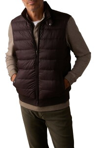 �m�[�}���u�����h �����Y �A�E�^�[ �W���P�b�g�E�u���]�� �i�C���� �x�X�g The Normal Brand Sportivo Nylon Puffer Vest Dark Brown �u���E��
