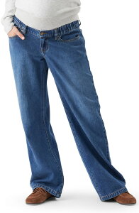 ���C�v�}�^�j�e�B ���f�B�[�X �{�g���X �f�j���p���c ���C�h���b�O �W�[���Y Ripe Maternity Billielastic Wide Leg Maternity Jeans (Maternity) Dark Wash