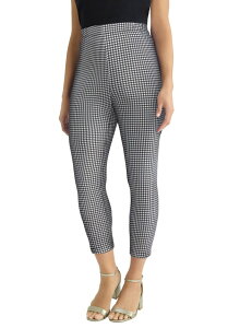 �W�F�V�J�����h�� ���f�B�[�X �{�g���X ���M���X �v���X�T�C�Y �R�b�g�� �L���b�v Jessica London Everyday Stretch Cotton Capri Legging (Plus Regular) BLACK MINI HOUNDSTOOTH �u���b�N