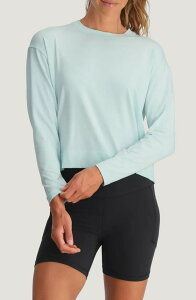 �t���[ �t���C ���f�B�[�X �g�b�v�X �V���c Free Fly Shade Crossover Long Sleeve Top TROPIC SEA