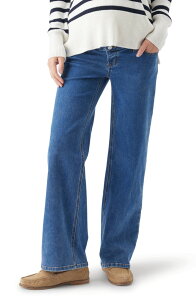 ���C�v�}�^�j�e�B ���f�B�[�X �{�g���X �f�j���p���c �v���X�T�C�Y Ripe Maternity Miller Over Bump Jean (Maternity Plus) True Blue �u���[