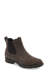 �o�[�� ���f�B�[�X �V���[�Y �u�[�c�E���C���u�[�c �`�F���V�[�u�[�c �`�F���V�[ Brn Cove Waterproof Chelsea Boot Dark Grey Suede �O���[