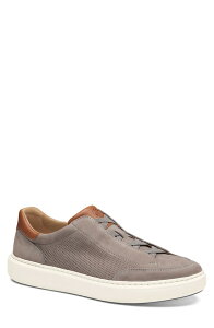 �W�����X�g���A���h�}�[�t�B�[ �����Y �V���[�Y �X�j�[�J�[ ���U�[ Johnston & Murphy Anders Perforated Leather Sneaker Gray Nubuck �O���[