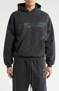 �t�B�A�I�u�S�b�h �����Y �A�E�^�[ �p�[�J�[�E�X�E�F�b�g �R�b�g�� Fear of God Essentials '90s Cotton Hoodie Vintage Black �u���b�N