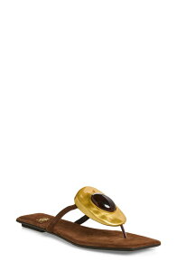 �W�F�t���[ �L�����x�� ���f�B�[�X �V���[�Y �T���_�� Jeffrey Campbell Bazaar Flip Flop Brown Suede Combo �u���E��
