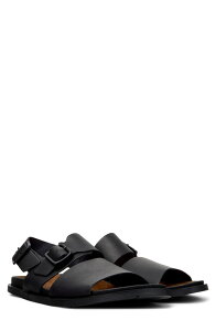 �J���y�[�� �����Y �V���[�Y �T���_�� Camper Lluc Two Strap Sandal Black �u���b�N