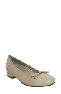 �_�C�r�b�h�e�C�g ���f�B�[�X �V���[�Y �p���v�X David Tate Alpha Square Toe Flataupe Nappatent �g�[�v