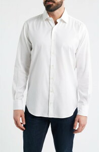 �s�[�^�[�E�~���[ �����Y �g�b�v�X �V���c ���M�����[�t�B�b�g Peter Millar Campbell Perfect Pinpoint Regular Fit Button-Up Shirt White �z���C�g