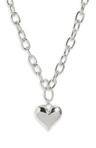 �I�[�v���G�f�B�b�g ���f�B�[�X �A�N�Z�T���[ �l�b�N���X�E�`���[�J�[ ���[�X Open Edit Puffy Heart Chainecklace SILVER �V���o�[