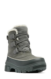 �\���� ���f�B�[�X �V���[�Y �u�[�c�E���C���u�[�c SOREL Tivoli V Faux Fur Lined Waterproof Boot Quarry/ Grill